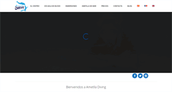 Desktop Screenshot of ametlladiving.com